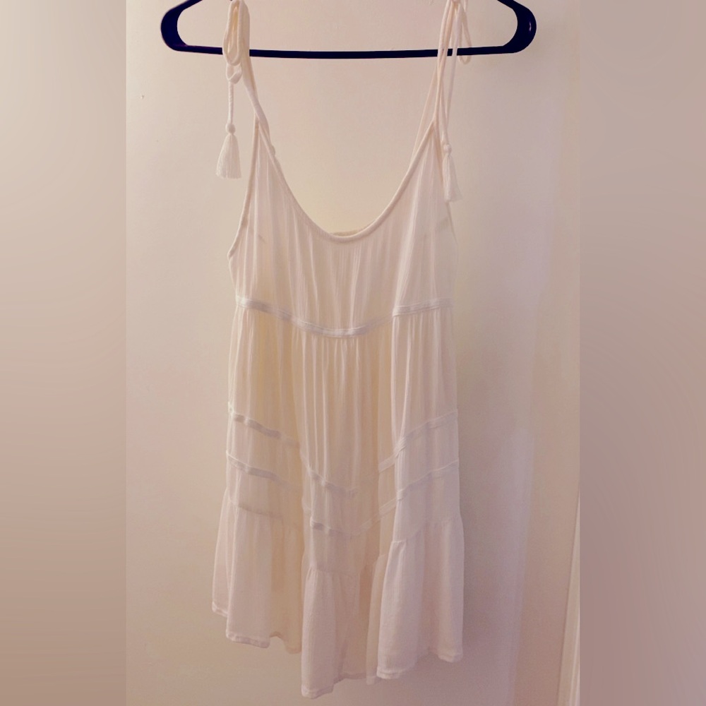Rip Curl Cream/White Sundress/Swim Cover Up